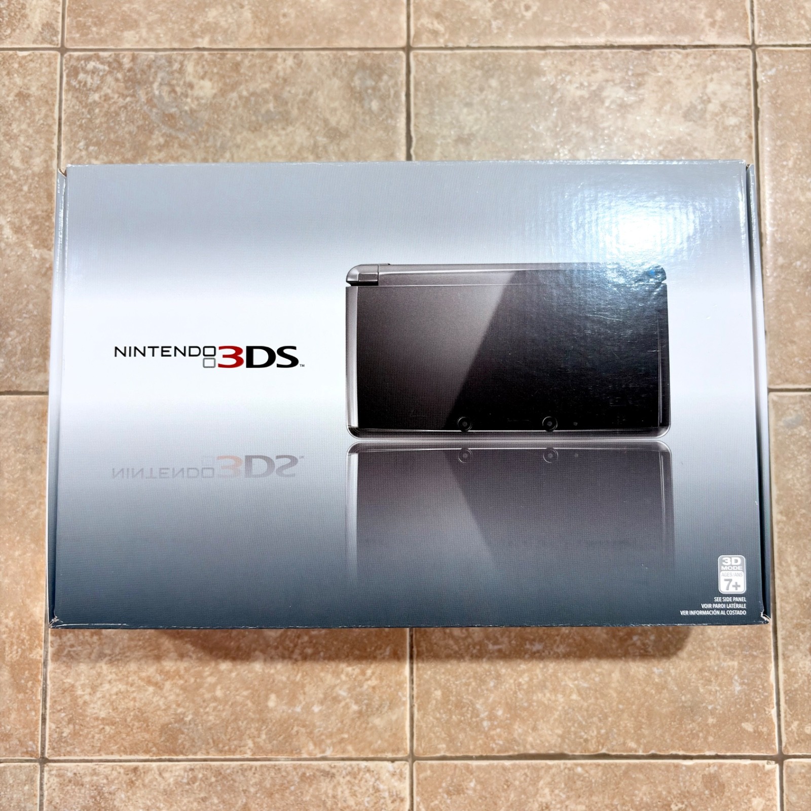 Nintendo 3DS Cosmo Black Launch Edition Console CIB Clean System Complete MINTY