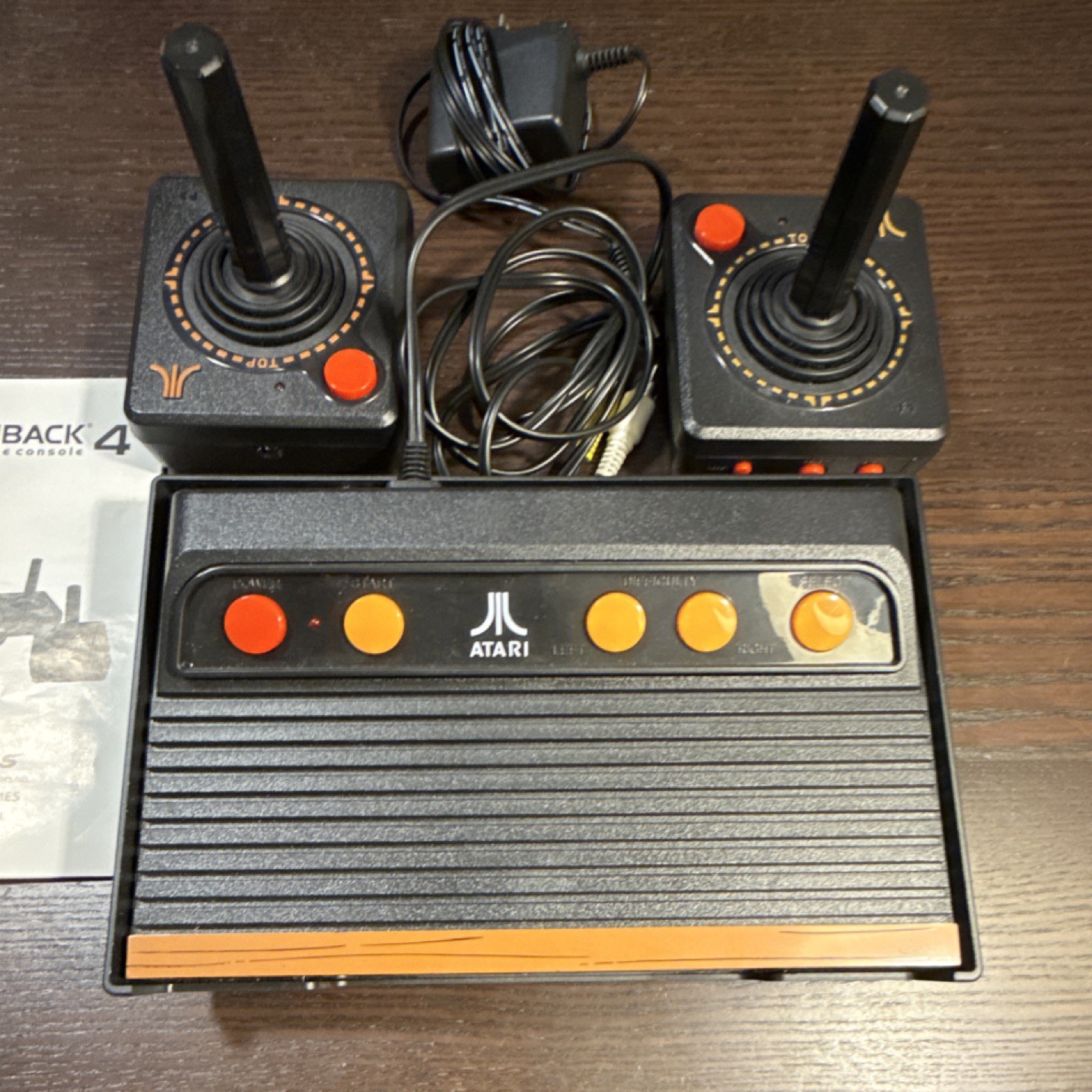 Atari Flashback 4 AR2670 Console Built-in Games 2 Joysticks RCA Power Manual