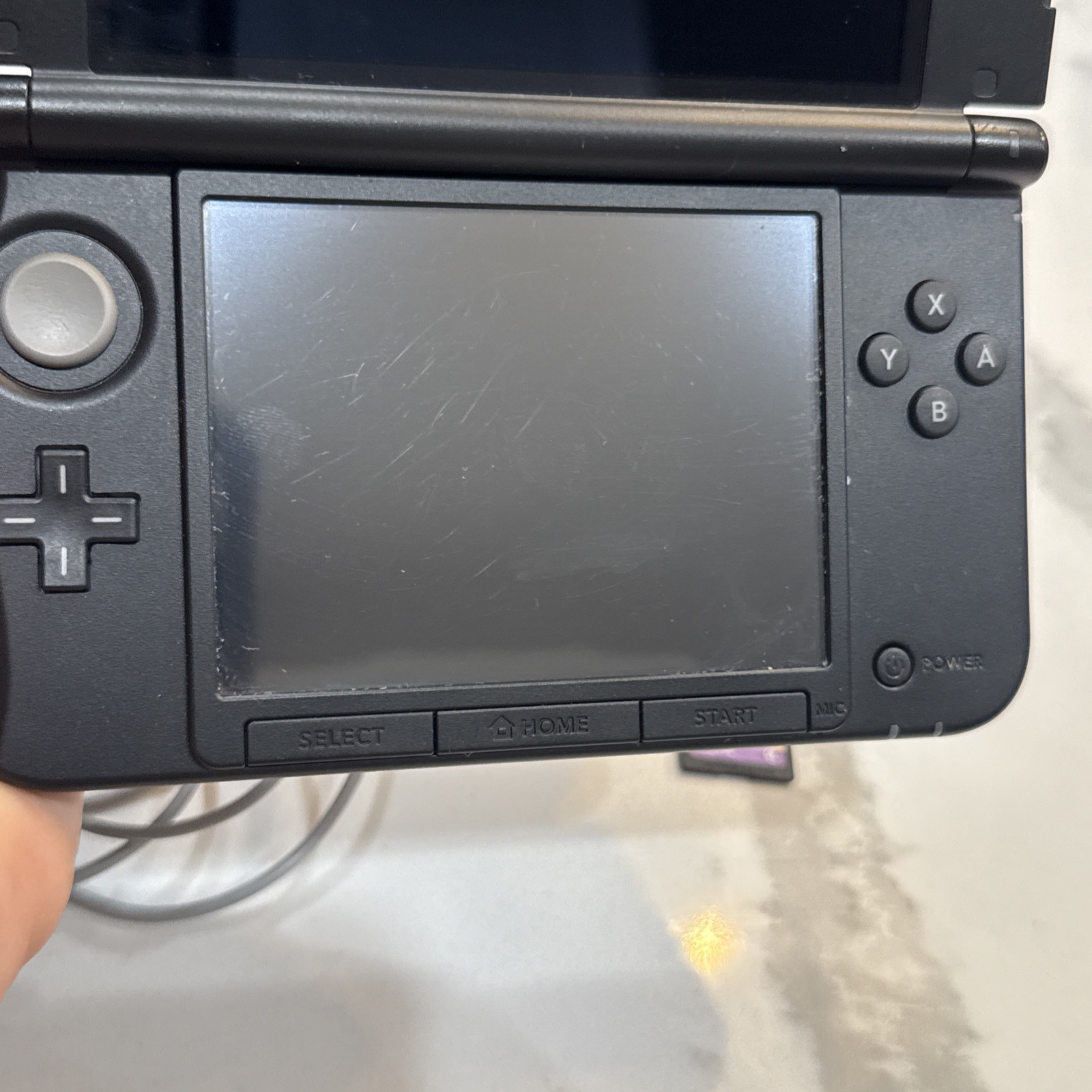 Nintendo 3DS XL Handheld System Console – Blue – Tested + Charger & Mario!