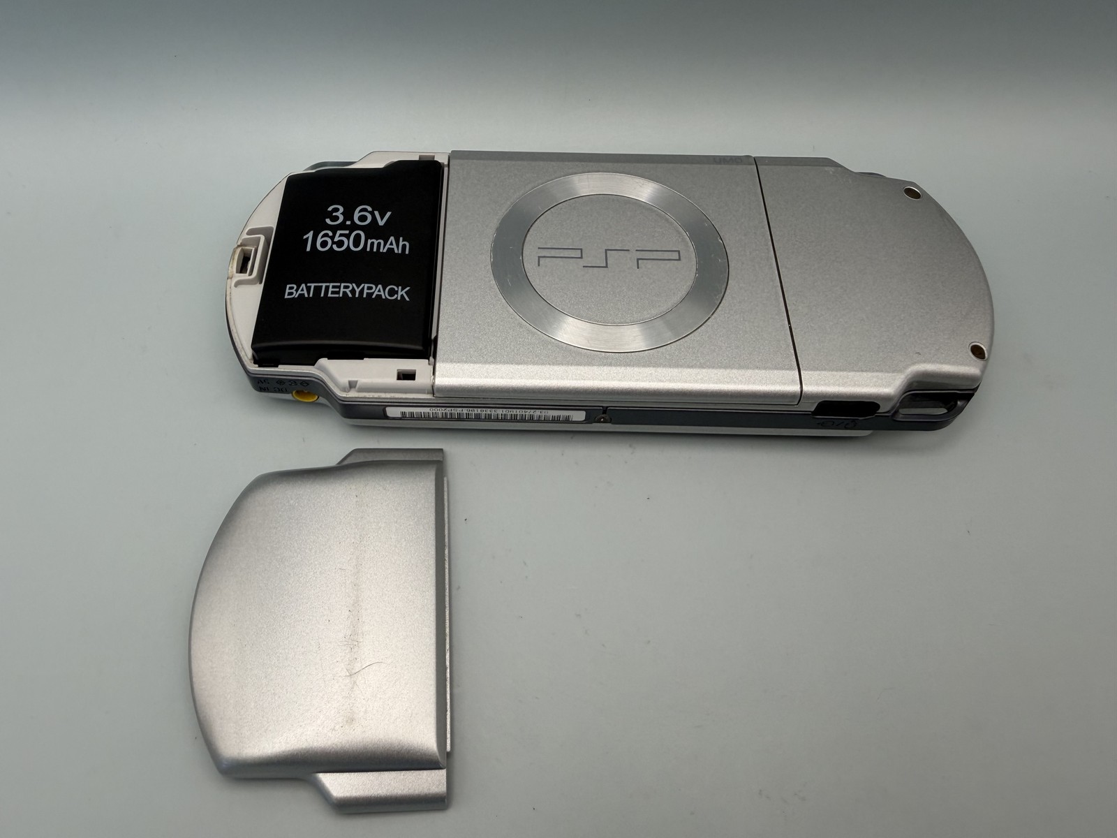Sony PSP 2000 Ice Silver Handheld – Tested Working + Extended Battery & Charger