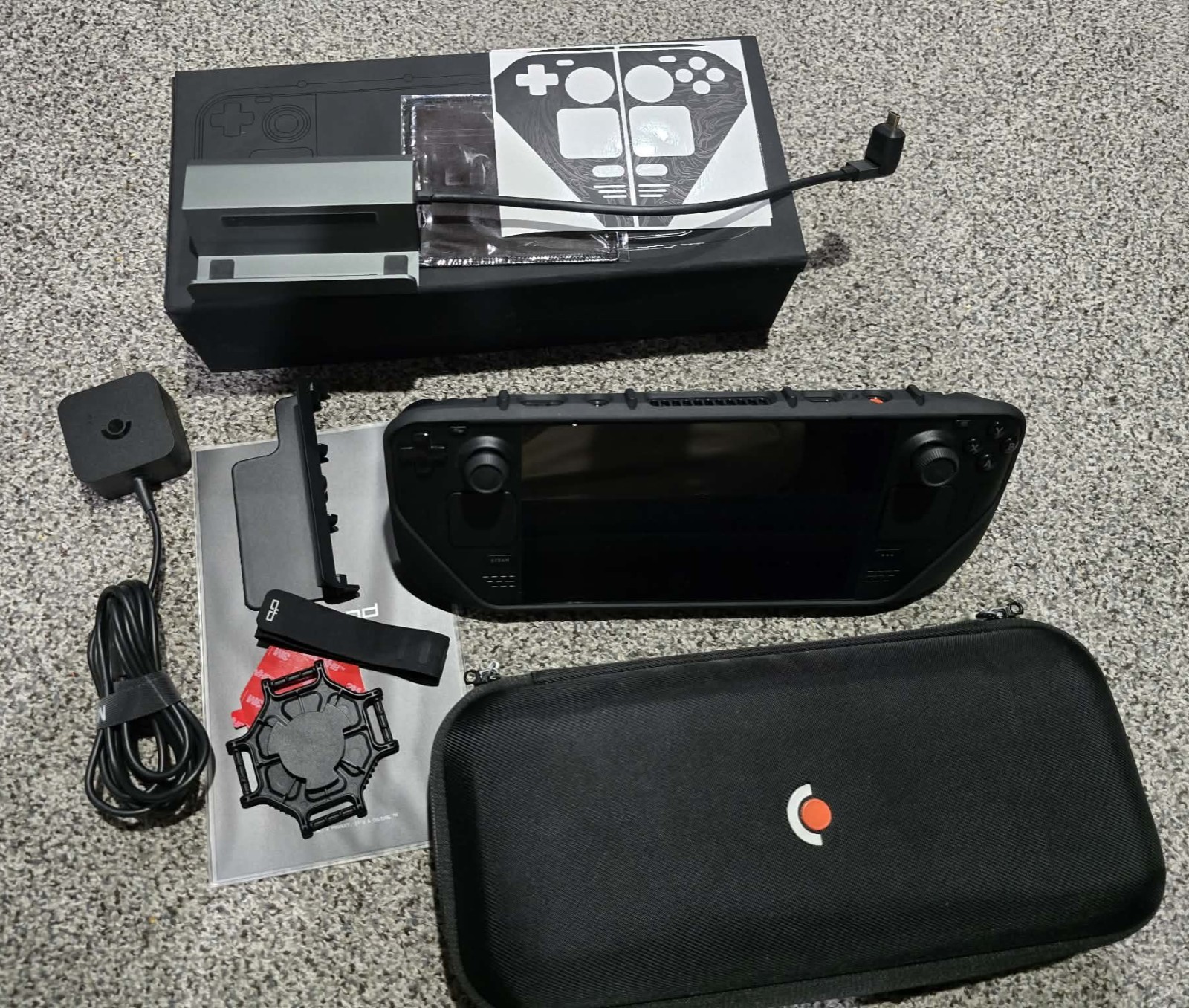Valve Steam Deck 1Tb OLED with official case and dock And Accessories