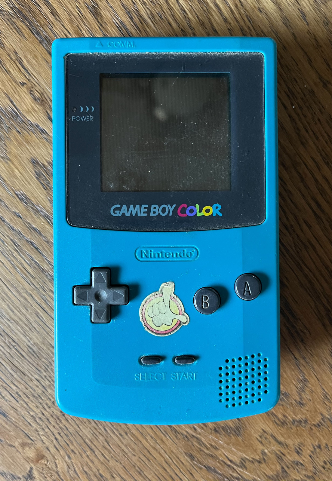 Nintendo GAMEBOY Color Handheld Game Console Opaque Teal Turquoise with gamepack