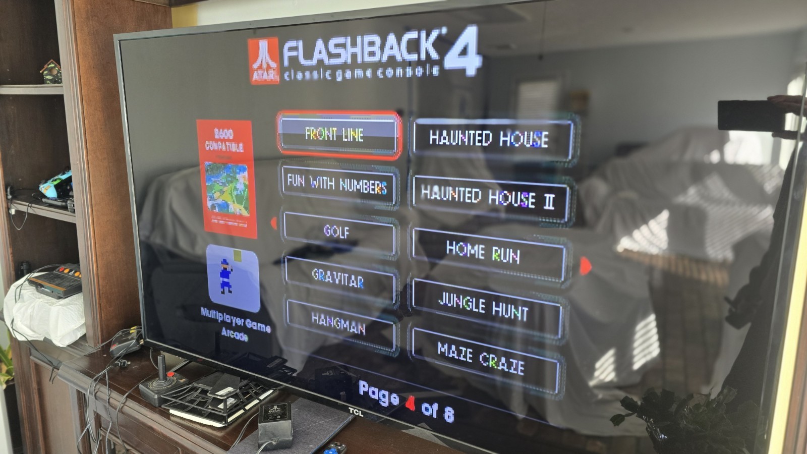 Atari – Flashback 4 classic Game Console Tested & Works Yar’s Revenge Centipede