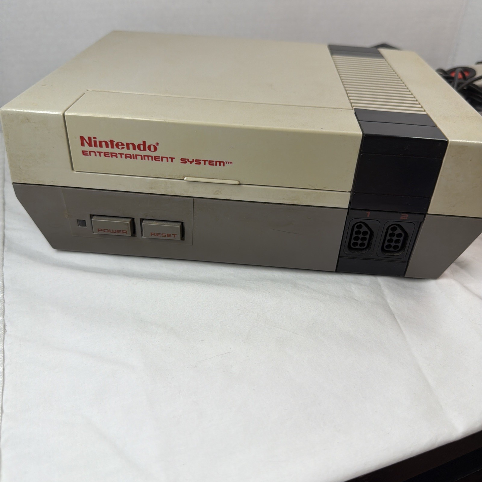 Nintendo NES Console Bundle NES-001 OEM Power RF Switch NES MAX Untested