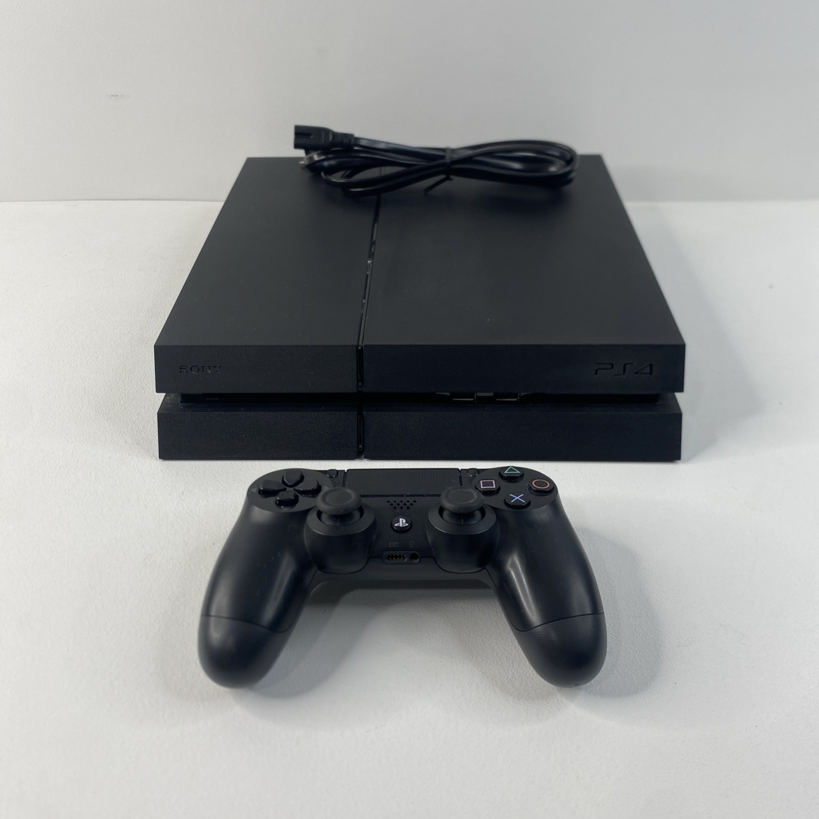 Sony PlayStation 4 Black 500GB Console CUH-1215A W/ OEM Controller Tested