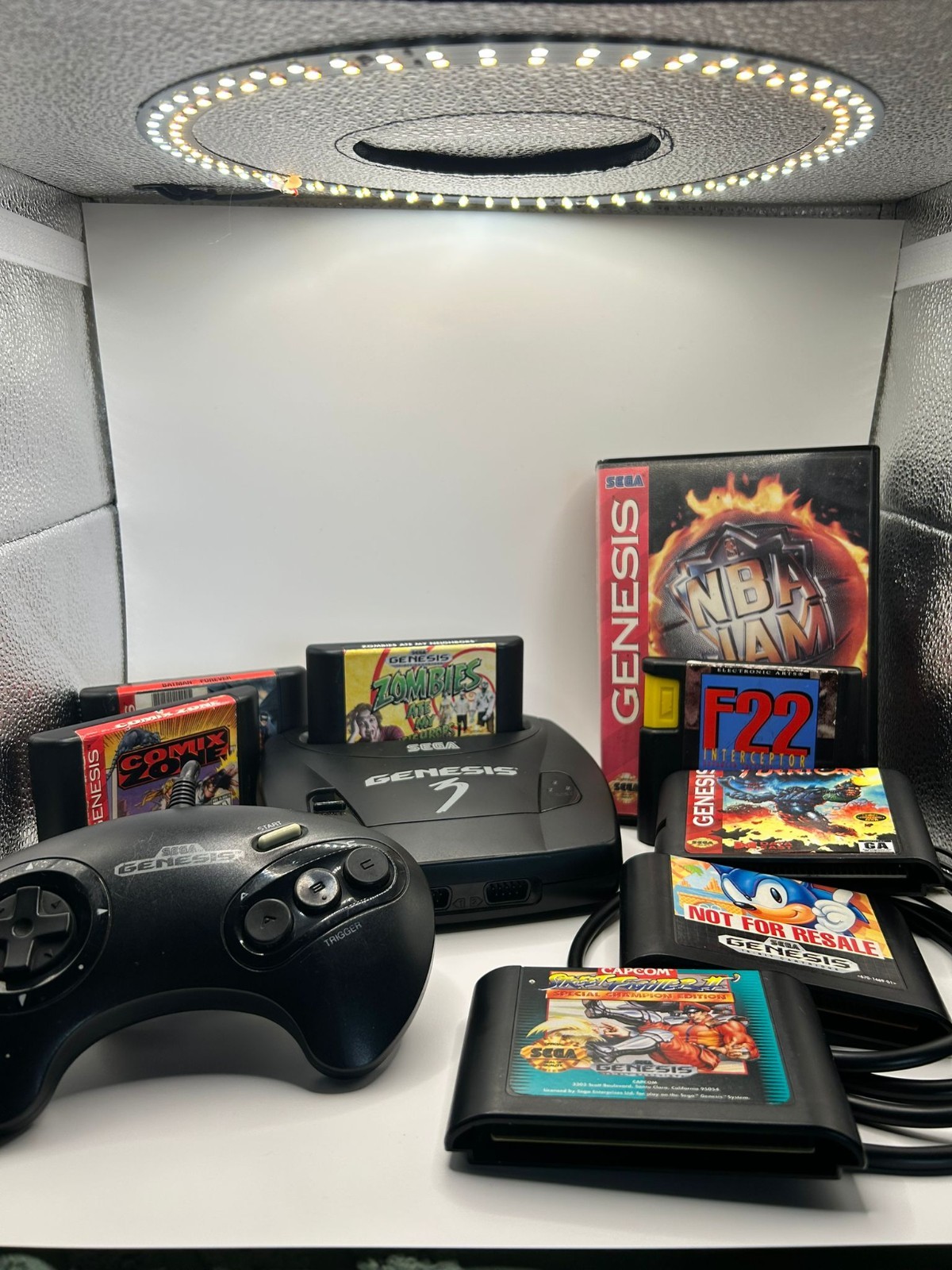 SEGA Genesis 3 Console System Bundle MK-1461 OEM Controller
