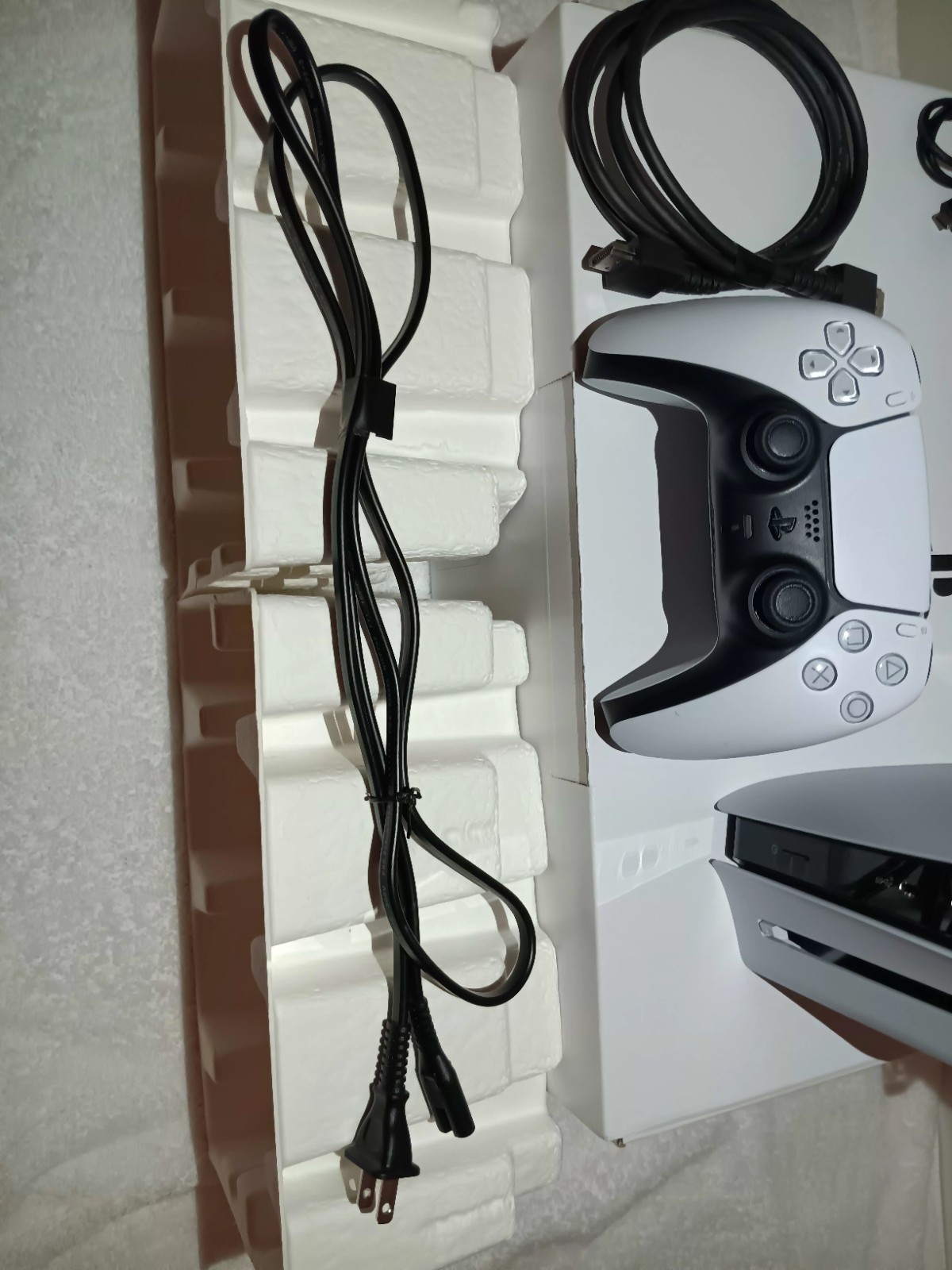 Sony PlayStation 5 Slim Digital 1TB White current adult owner no dust lik e new
