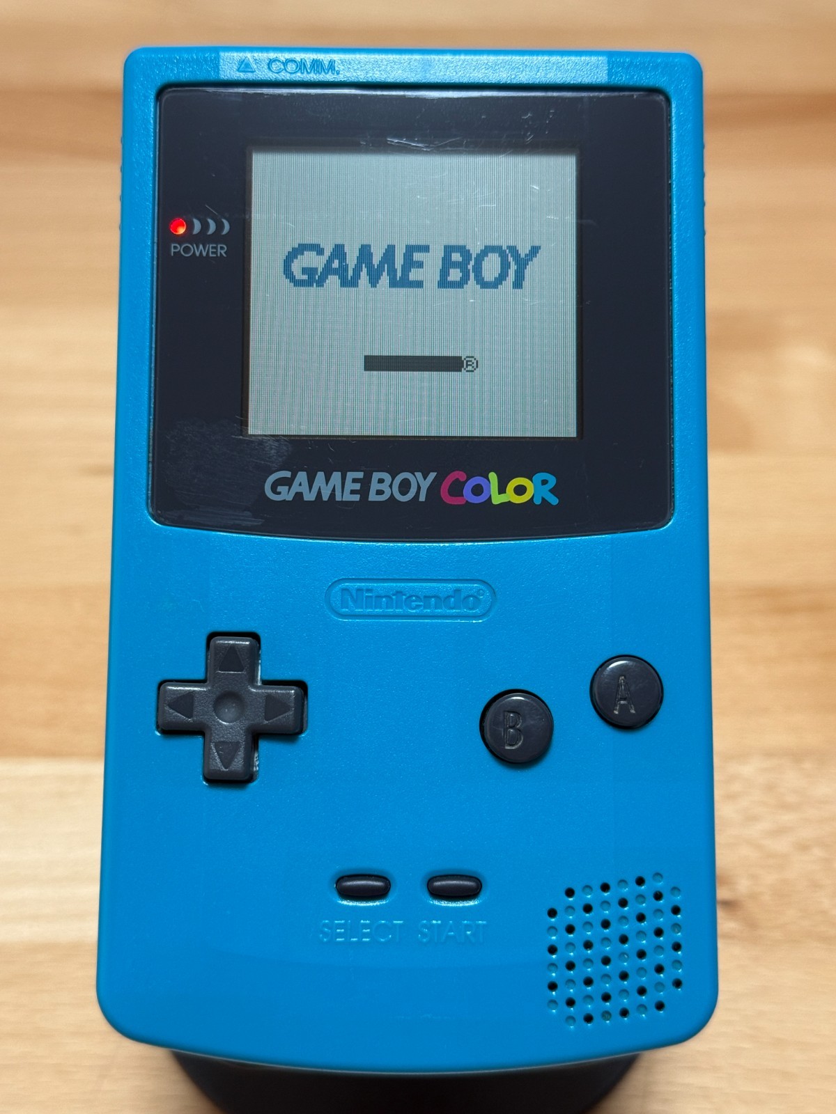 Nintendo Gameboy Color Blue CGB-001 Teal Handheld System Console Ships From JP