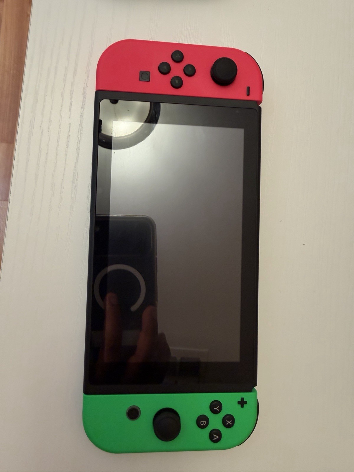Nintendo Switch Console Red Blue Green Joy-Con Dock Charger Carrying Case