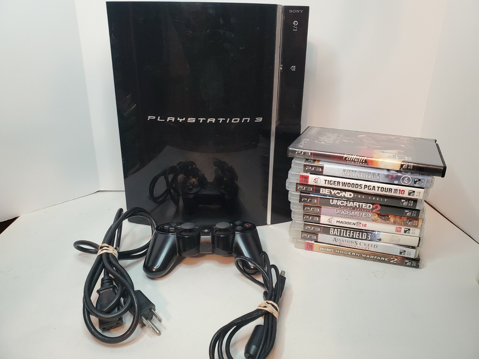 Sony PlayStation 3 80GB Black Console CECHK01 PLEASE READ BROKEN EJECT BUTTON