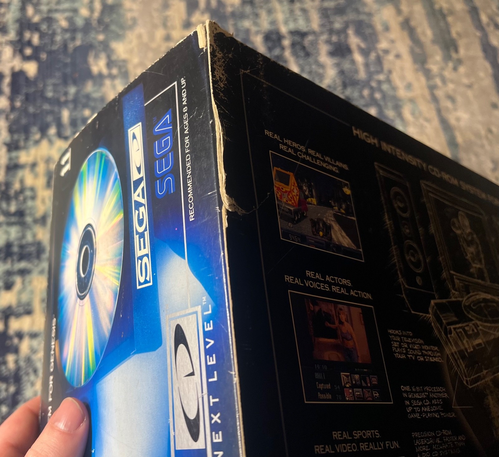 Sega Genesis CD Console. Model 1 Front Loading. Fully Tested and Working. CIB.