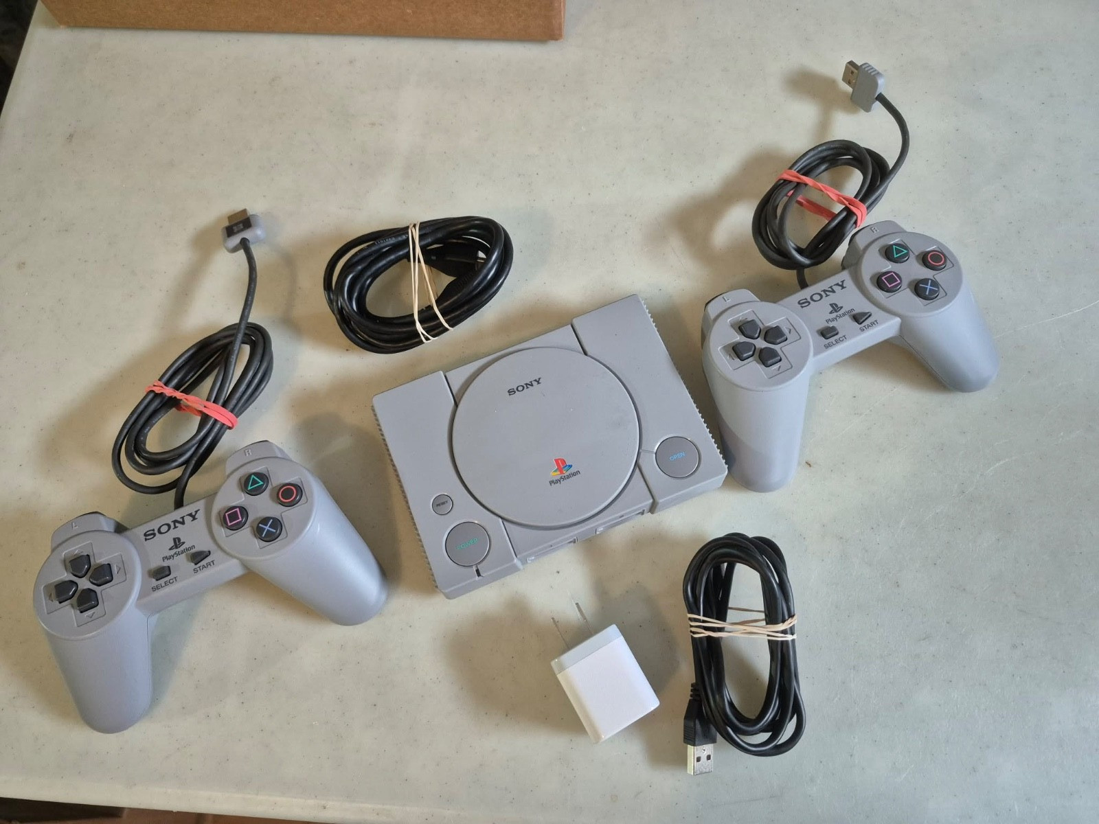 Sony PlayStation PS1 Classic Mini Console, 20 Games Built In SCPH-1000R Working