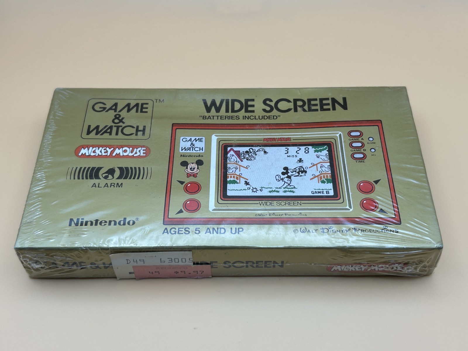 Nintendo Game & Watch MICKEY MOUSE MC-25 1981 SEALED