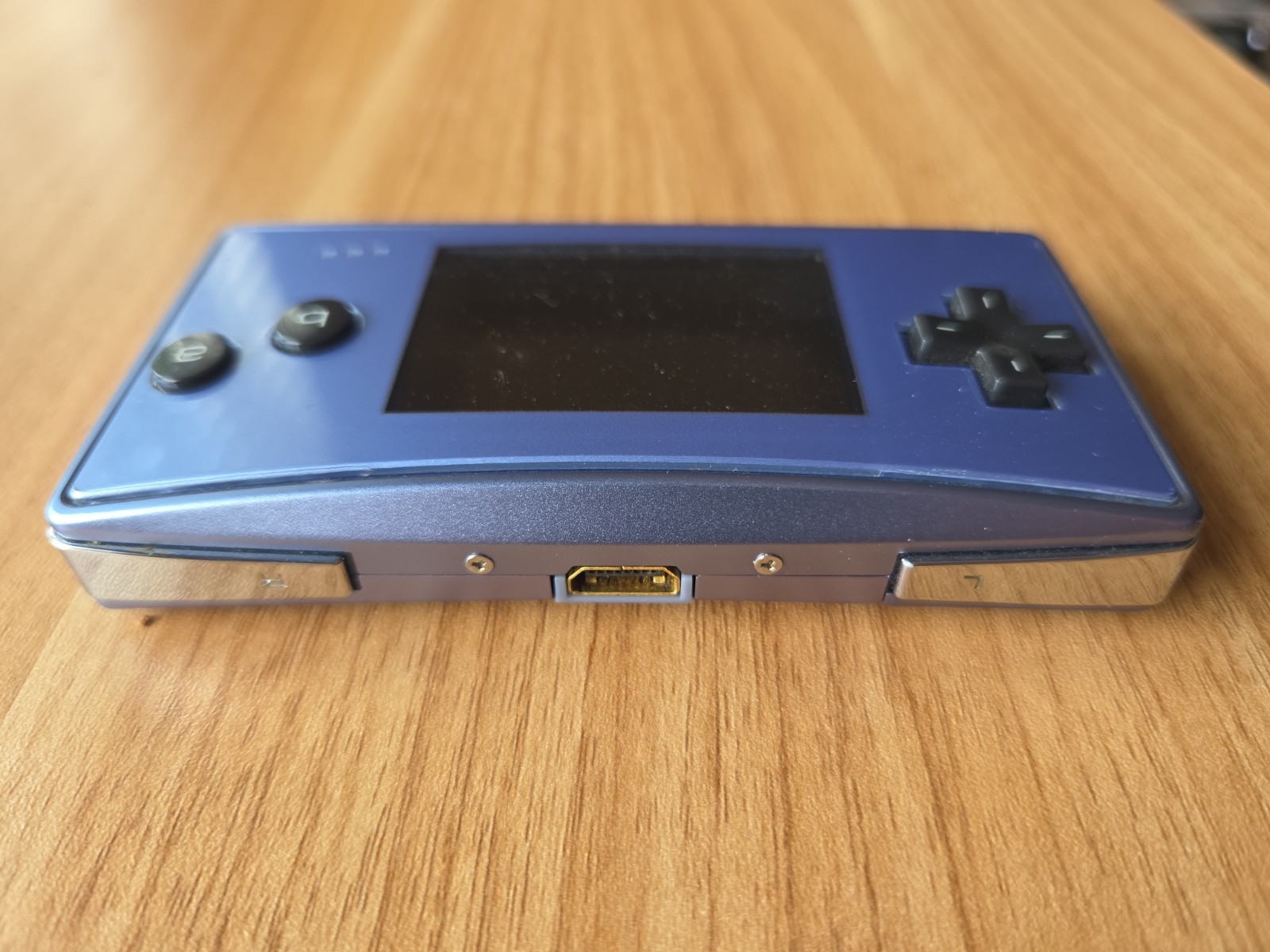 Authentic Blue Nintendo GameBoy Micro Console Great Tested W/ Charger