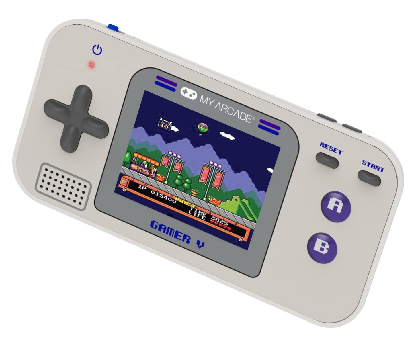 Lightweight Gaming Device with Color Display and 220 Classic Games Included
