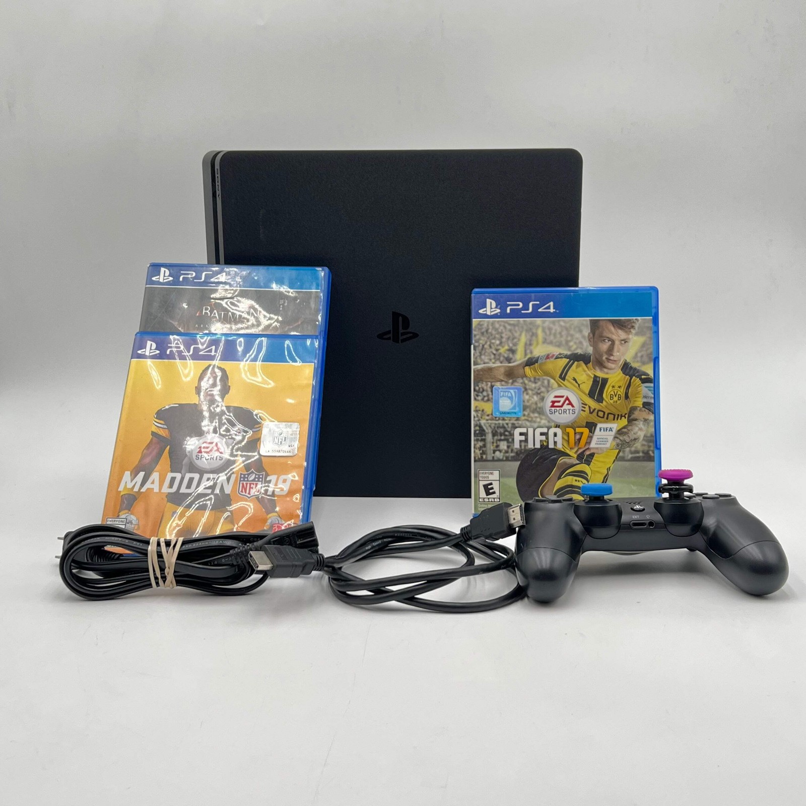 Sony PlayStation 4 Slim CUH-2215A 1TB Black Console with Controller and Games