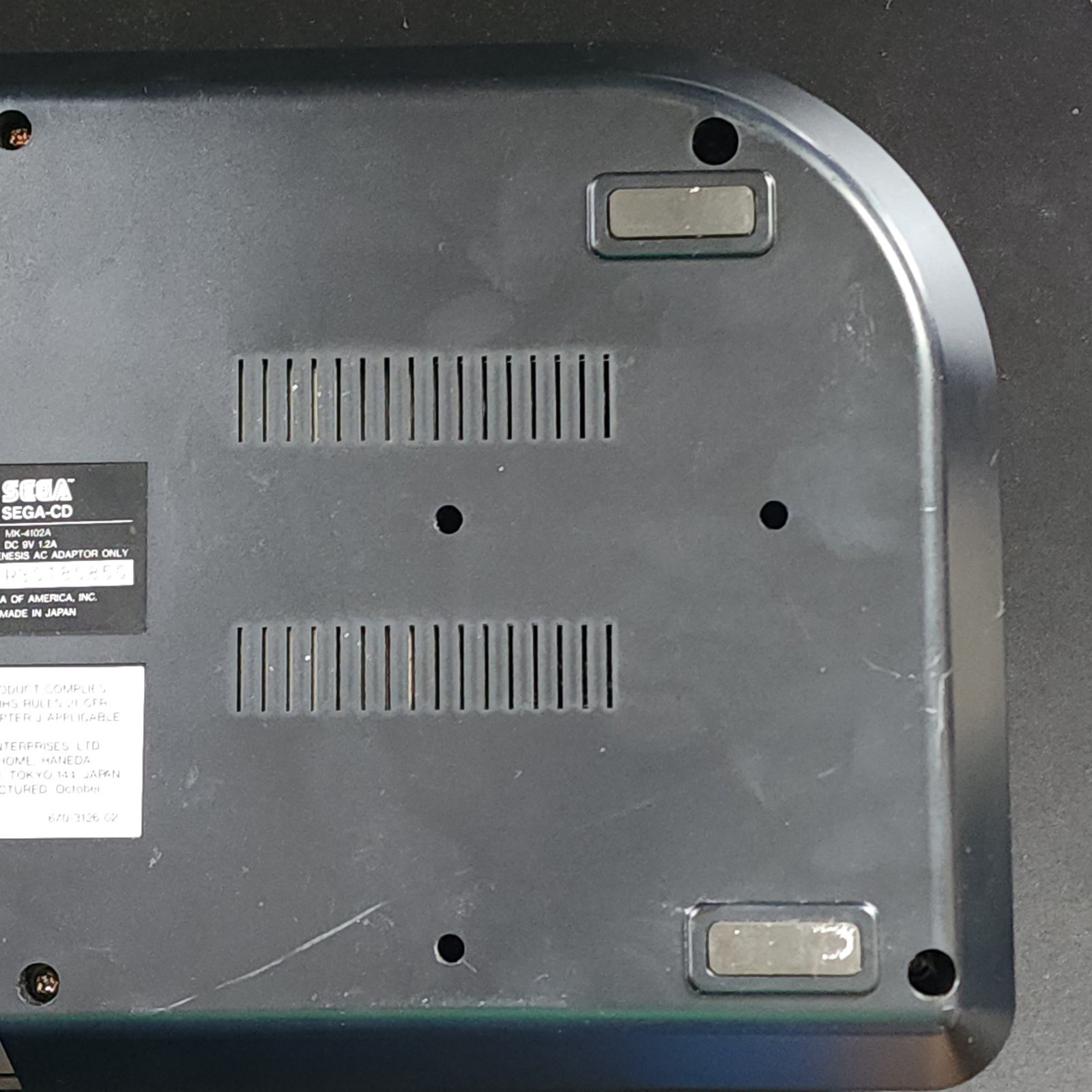 Sega CD Model 2 With Extender Console ONLY MK-4102 [Tested Working]