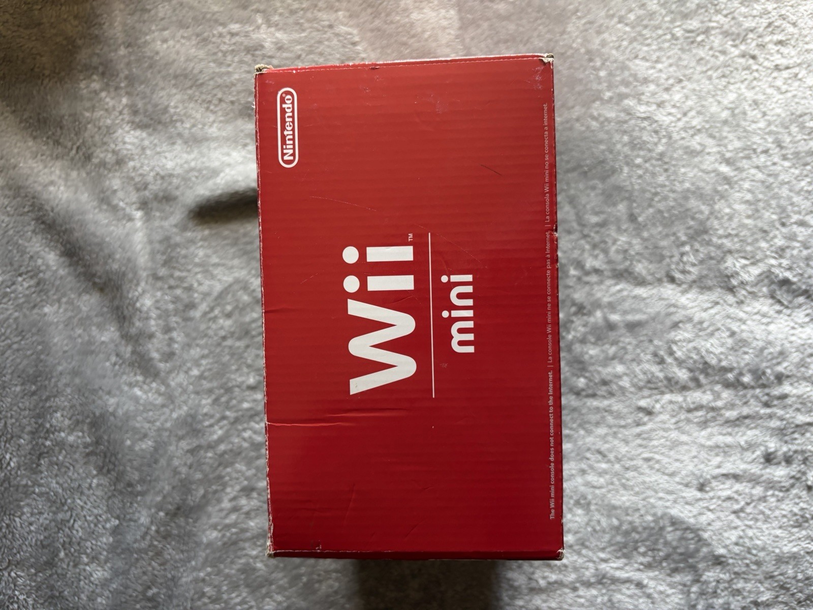 Wii Mini Console Red With Original Mario Kart Box