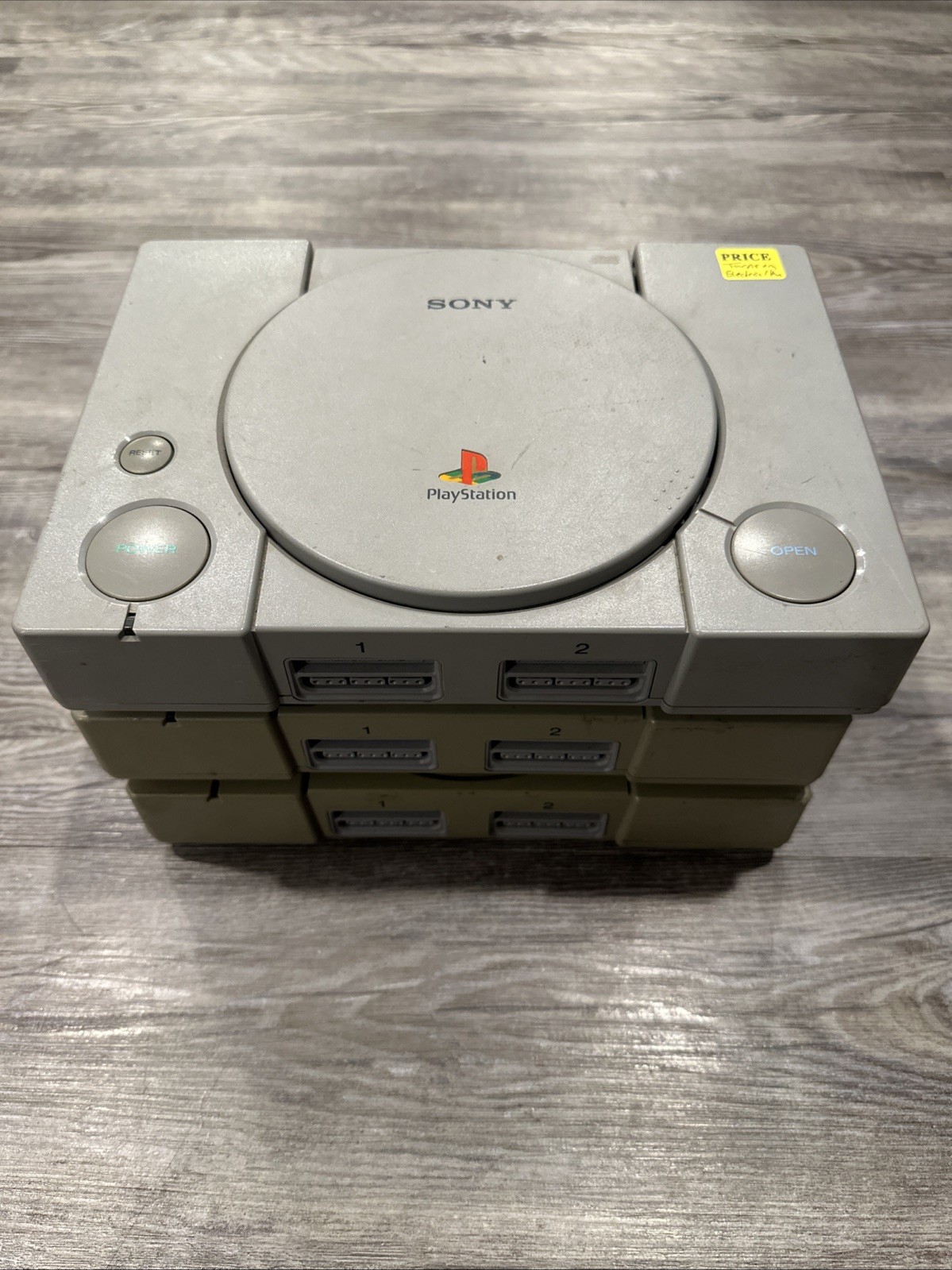 (3) Sony PlayStation PS1 – SCPH-1001 Console Only Powers On Parts / Repair Only