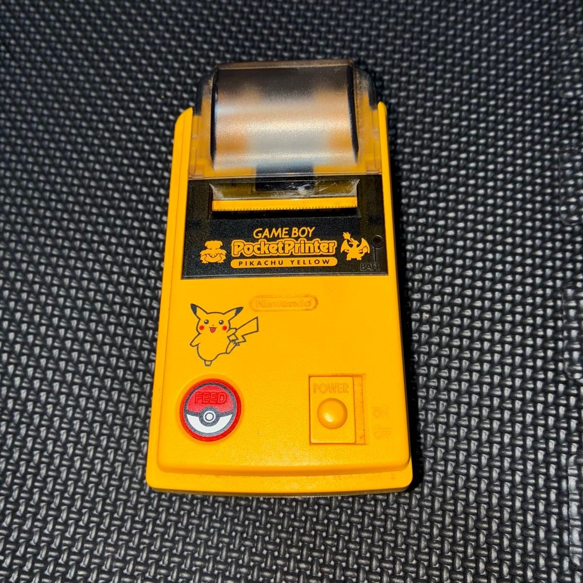 Nintendo Gameboy Pocket Printer Pokemon Pikachu Yellow Version Working