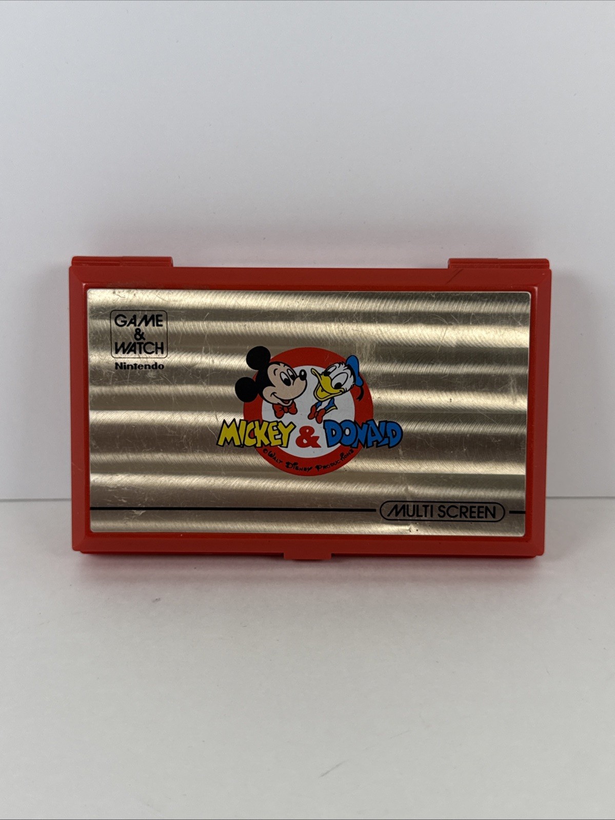 Nintendo Game Watch MICKEY & DONALD Multi Screen DM-53 1982 – Untested