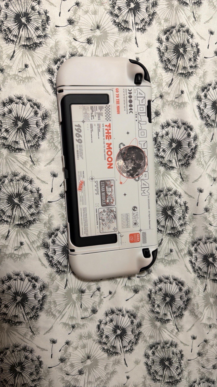 Nintendo Switch Lite Apollo Program Themed Handheld System White Black Gray