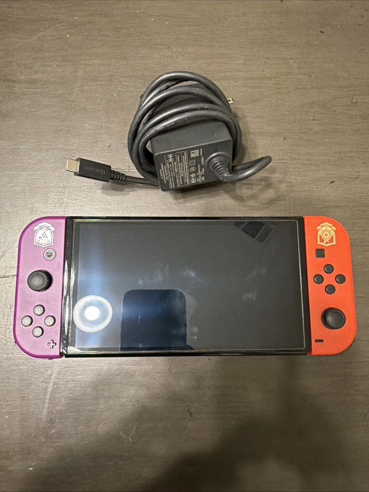 OEM Pokemon Violet & Scarlet OLED Console With Joycons. works And In Good Con.