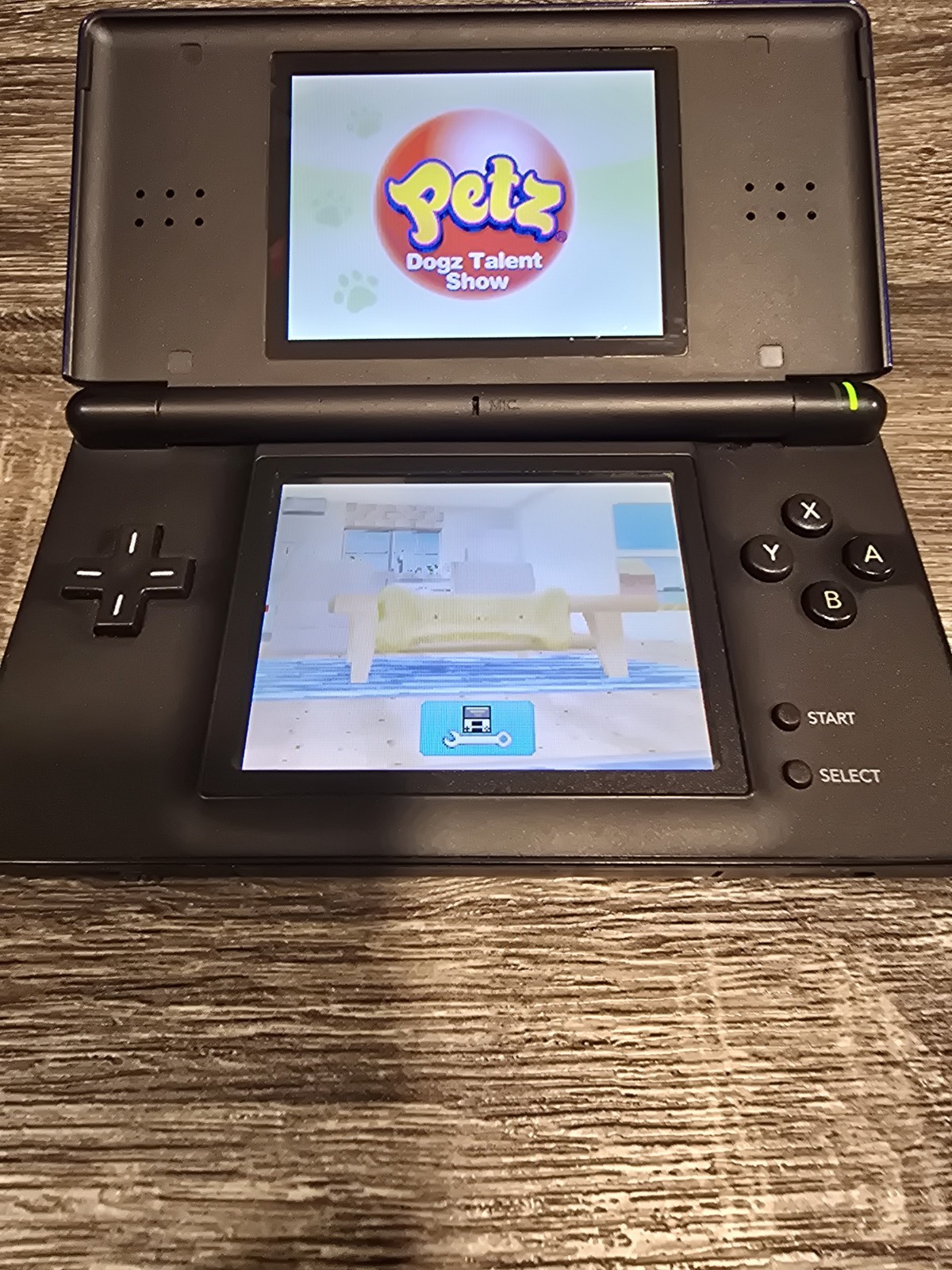 Nintendo DS Lite Handheld System – Cobalt/Black + Manuals & 8 Games Bundle
