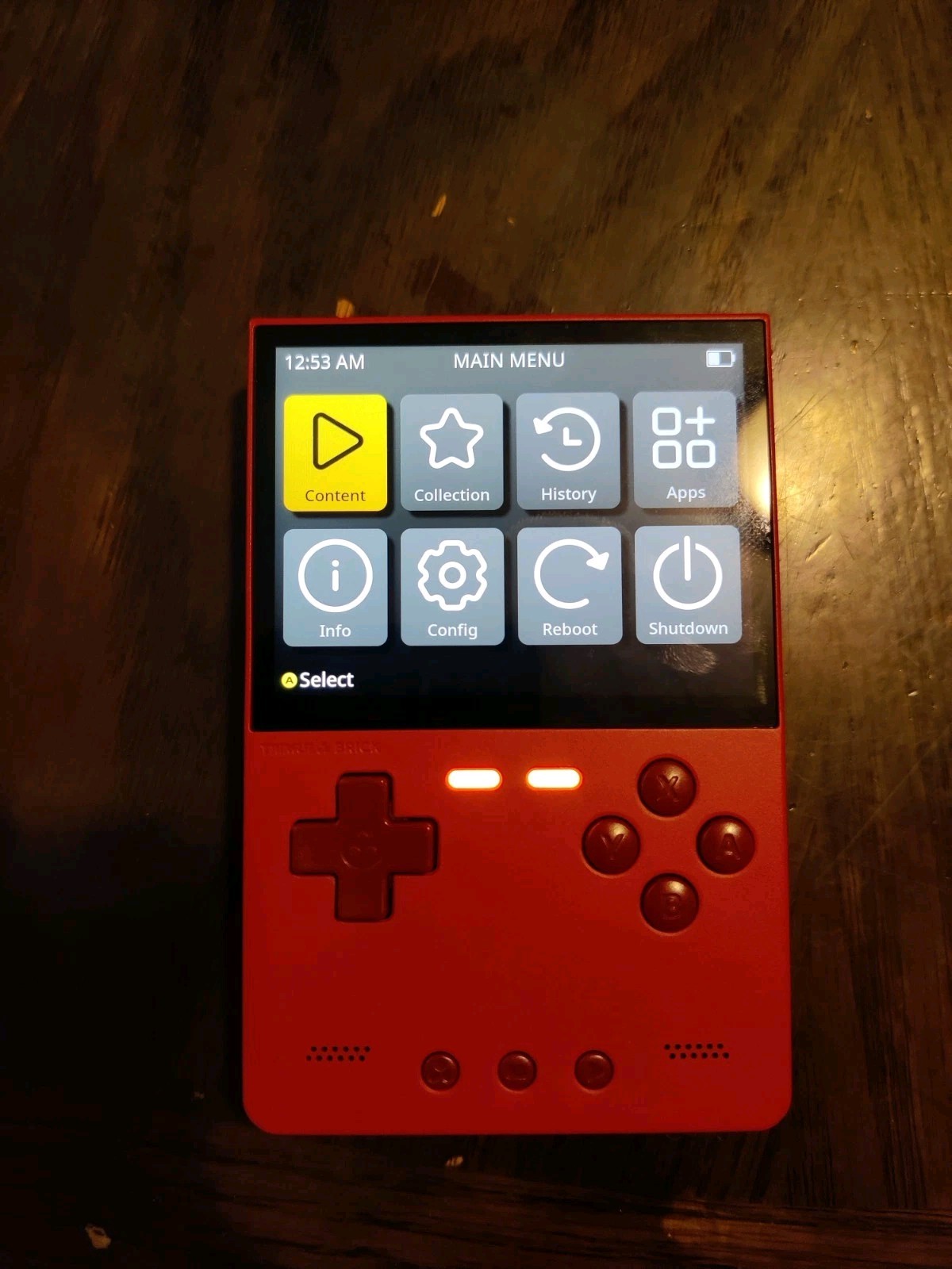 Trimui Brick Red 64gb Micro As Card With Original Box And MuOS