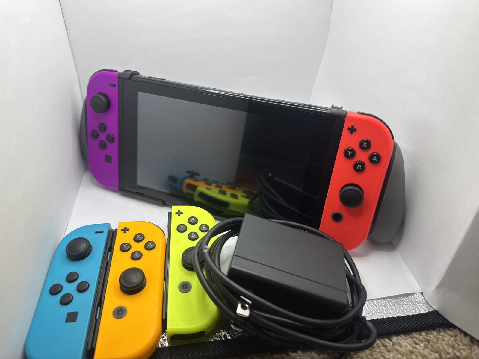 nintendo switch console bundle with games