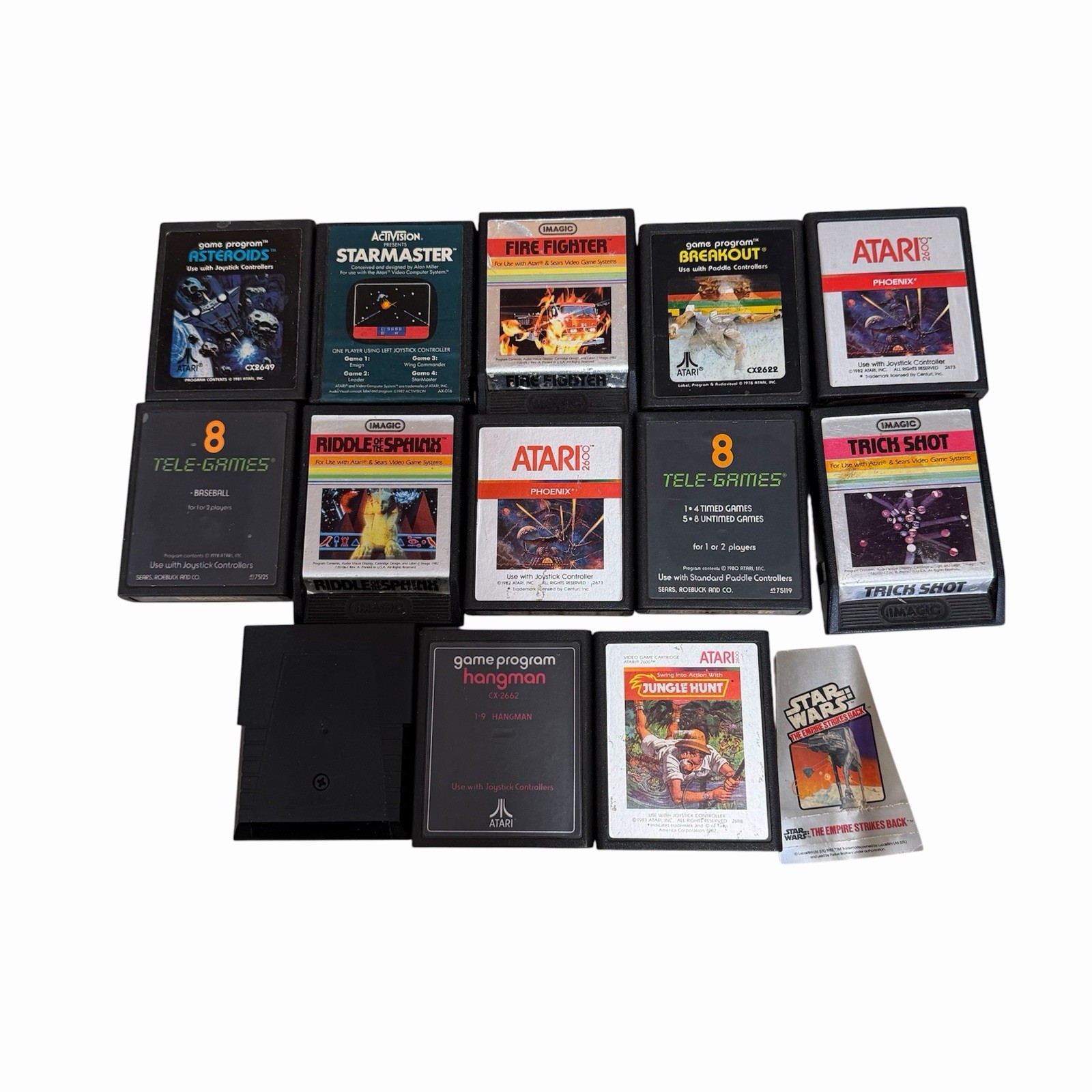 Atari 2600 Video Computer System Console Lot Including 53 Games Untested Estate