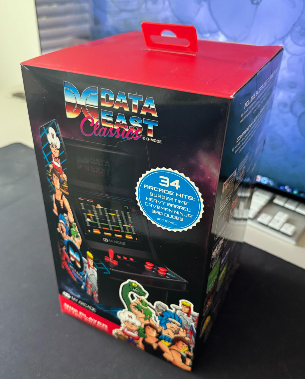 My Arcade Data East Classics Mini Player 10″ Inch Mini Arcade Machine Cabinet