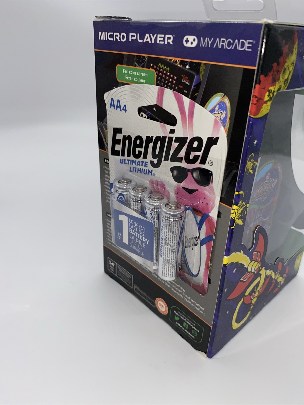 My Arcade Micro Player Retro Arcade: Galaga Brand New Sealed W/ Batteries