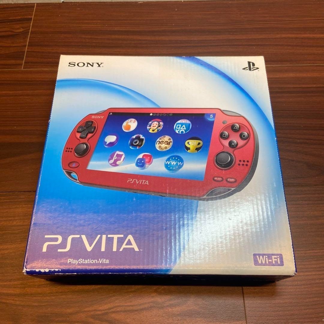 PSVita 1000 Cosmic Red Console 3686 From Japan