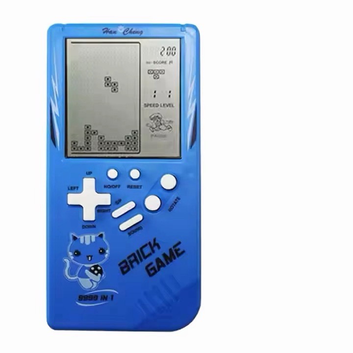 2-Pack Blue Retro Handheld Game Console 3.5” LCD – Portable Classic Gaming