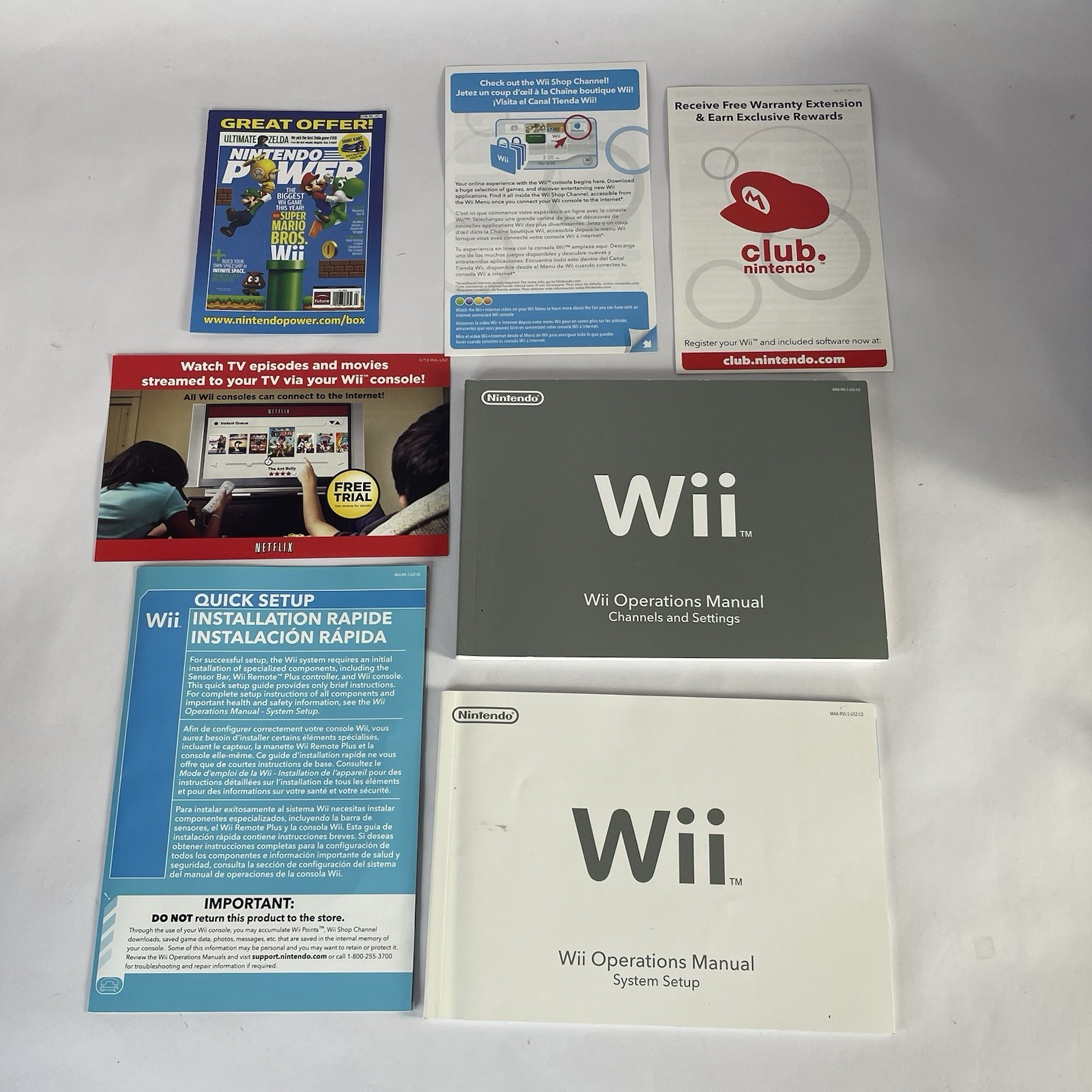 Nintendo Wii Black Console W Controller Complete NO Box W Game/Accessories