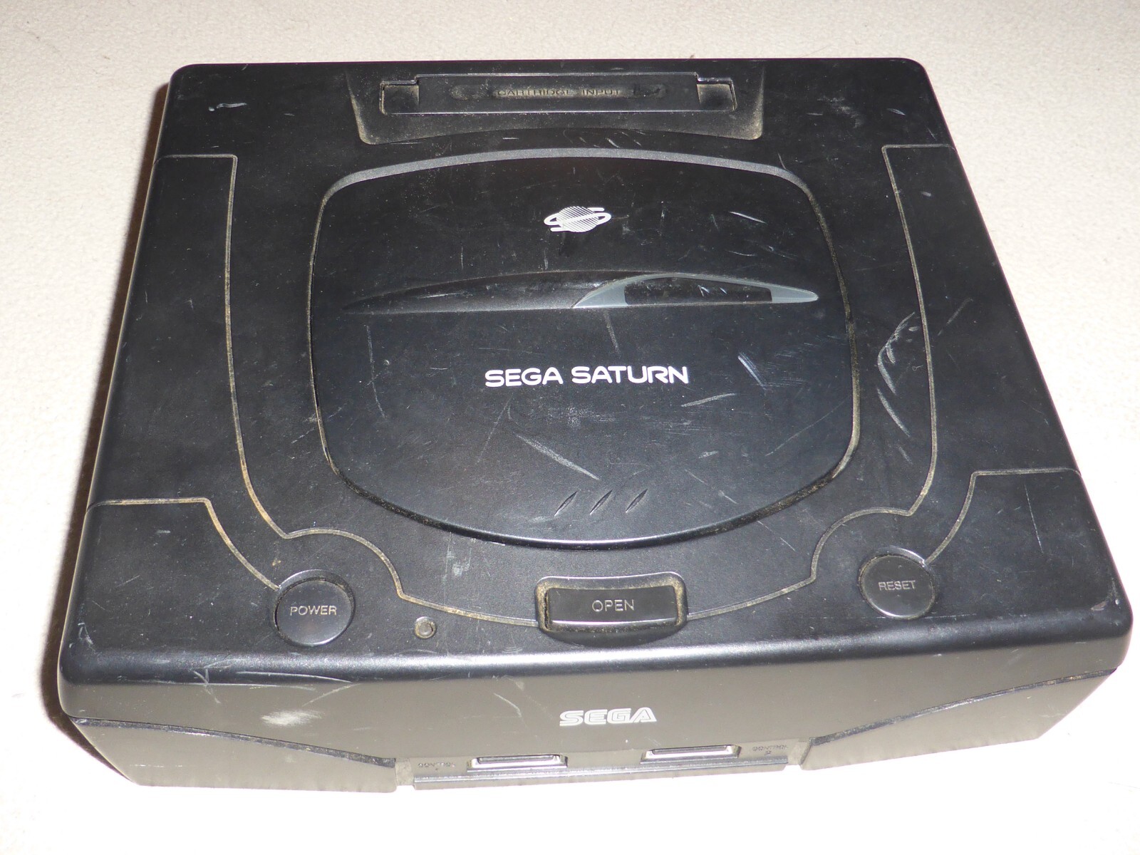 SEGA SATURN MODEL MK-80000A SYSTEM CONSOLE ONLY ORIGINAL BLACK