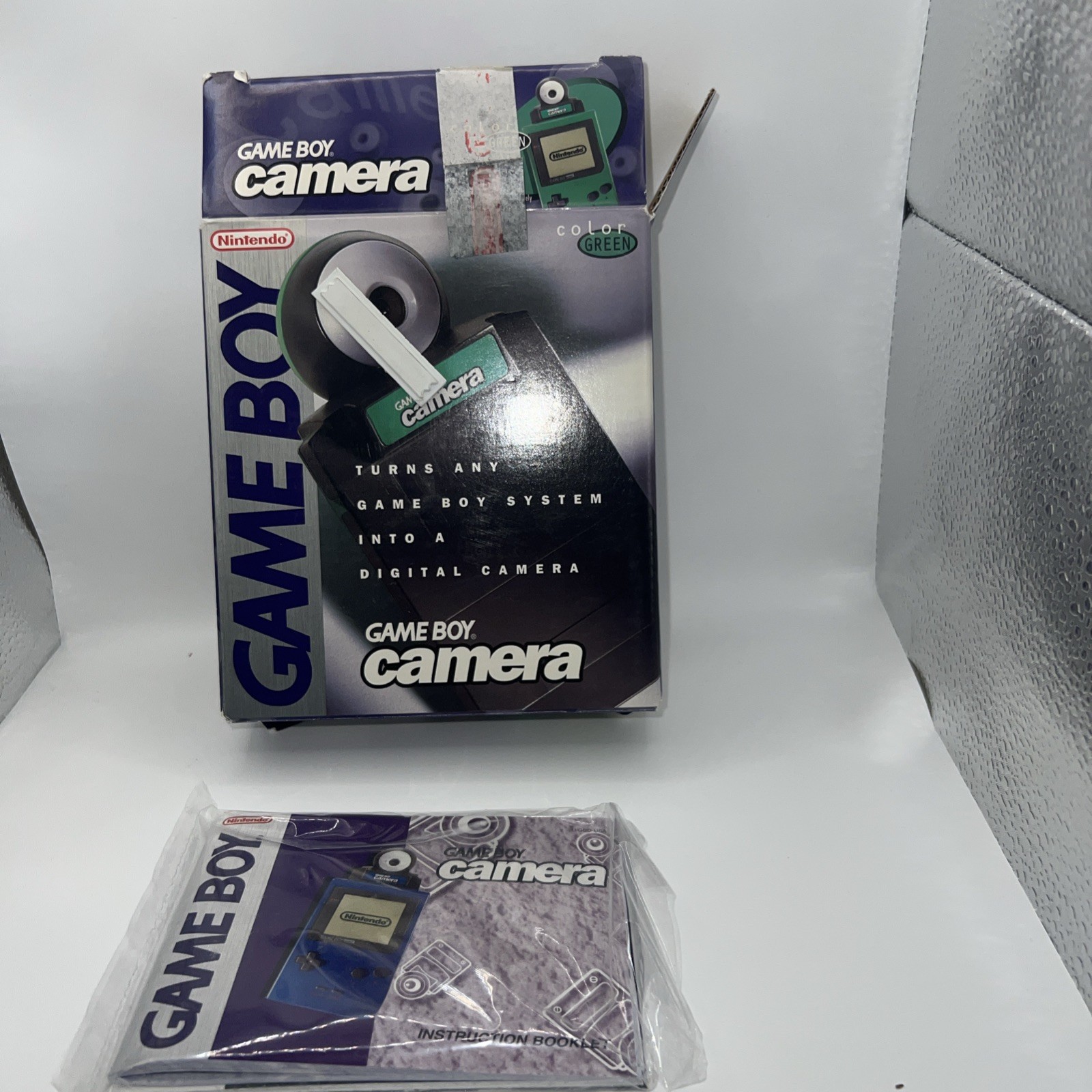 Game Boy Camera Green Box And Manual ONLY