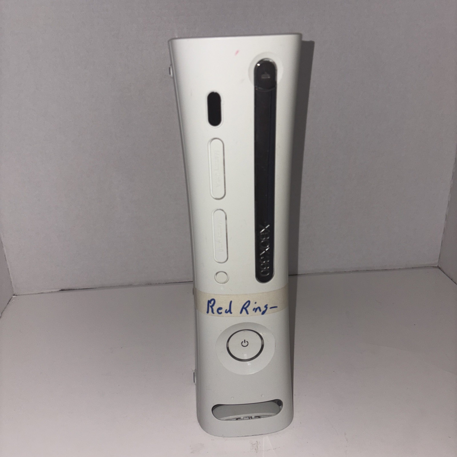 Xbox 360 White Untested or for Parts & Repair Only No Cords No Controller No HDD