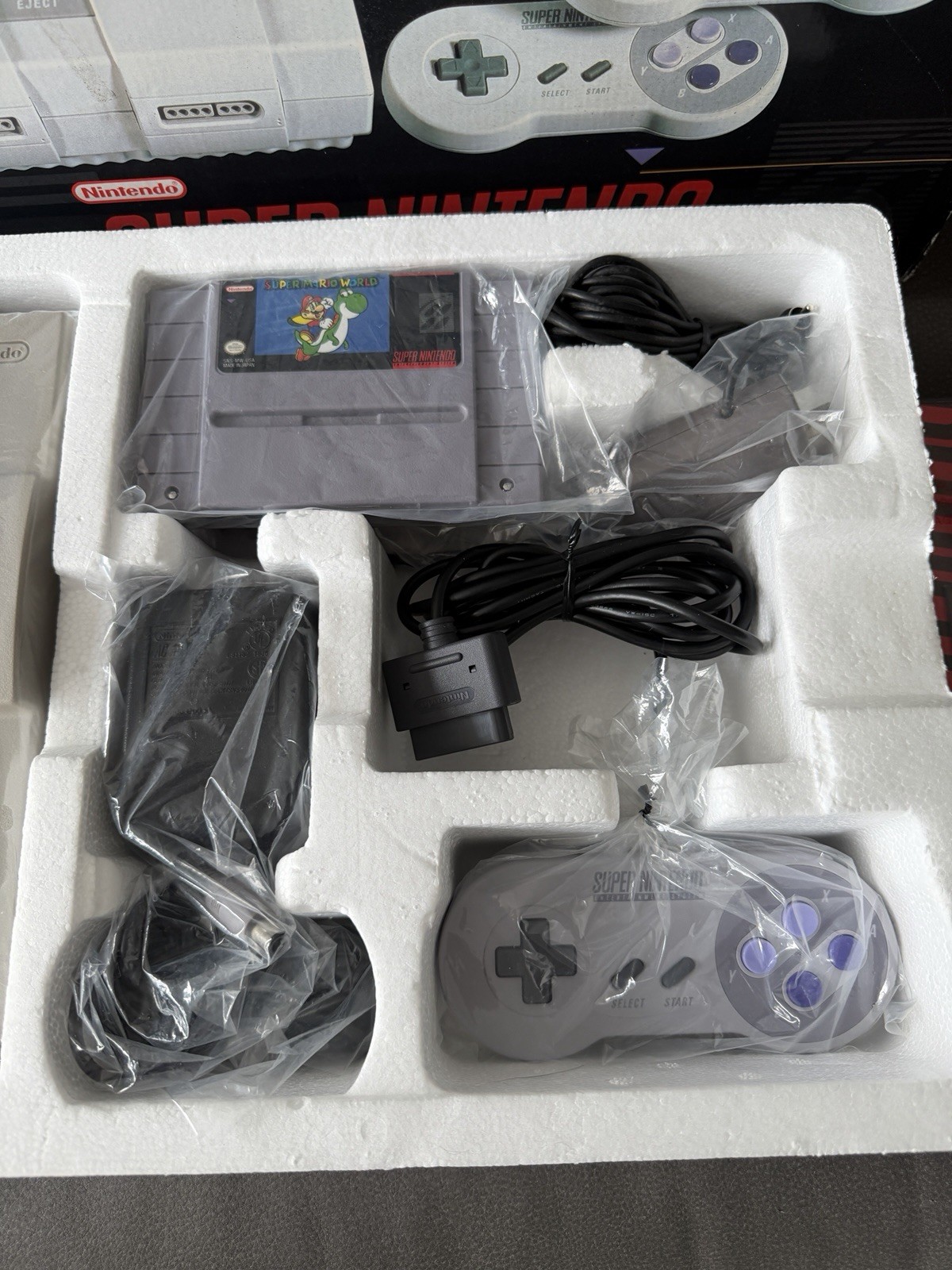 Nintendo SNES Gray Console Super Nintendo Entertainment System Serial Matching
