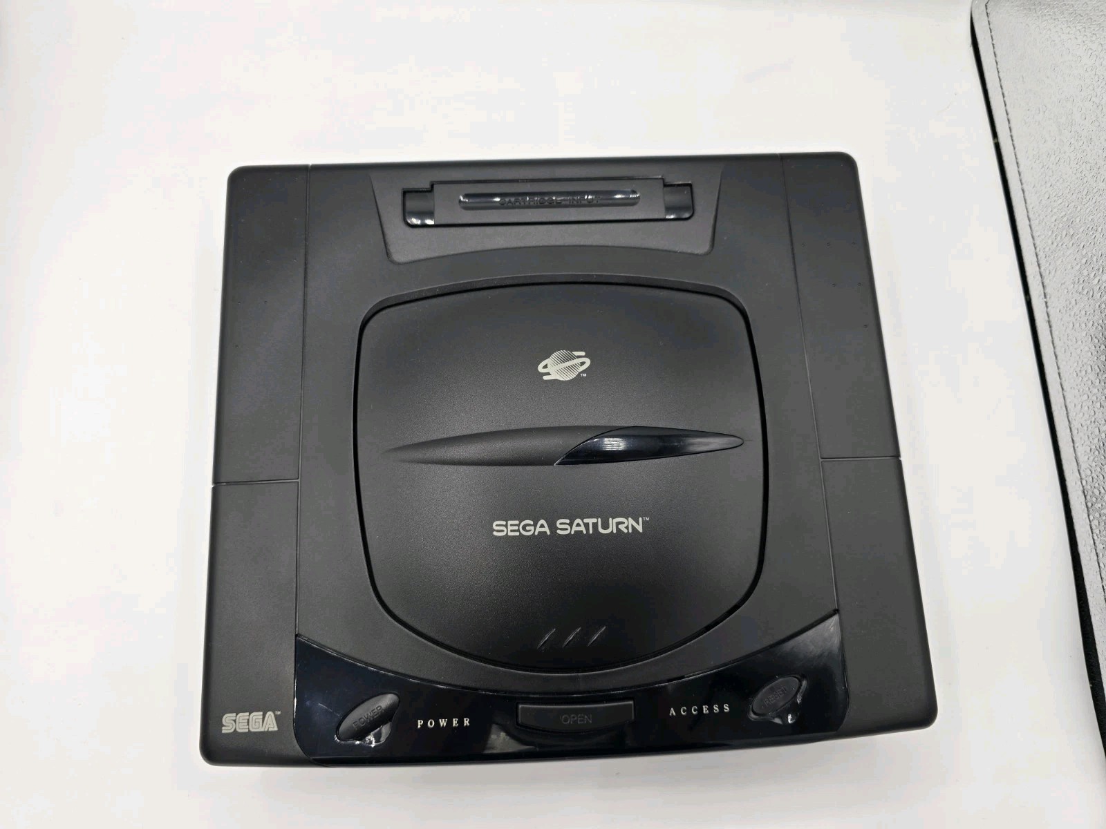 SEGA Saturn MK-80000 Console Controller Cables RF Converter W/Game COMPLETE *VE