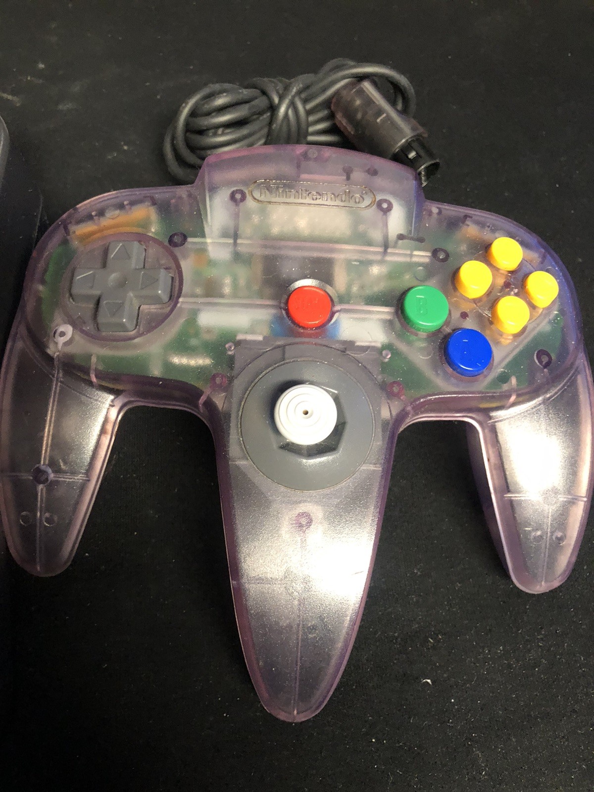 Nintendo 64 N64 Original System Console With 2 Original Controllers & Cords!