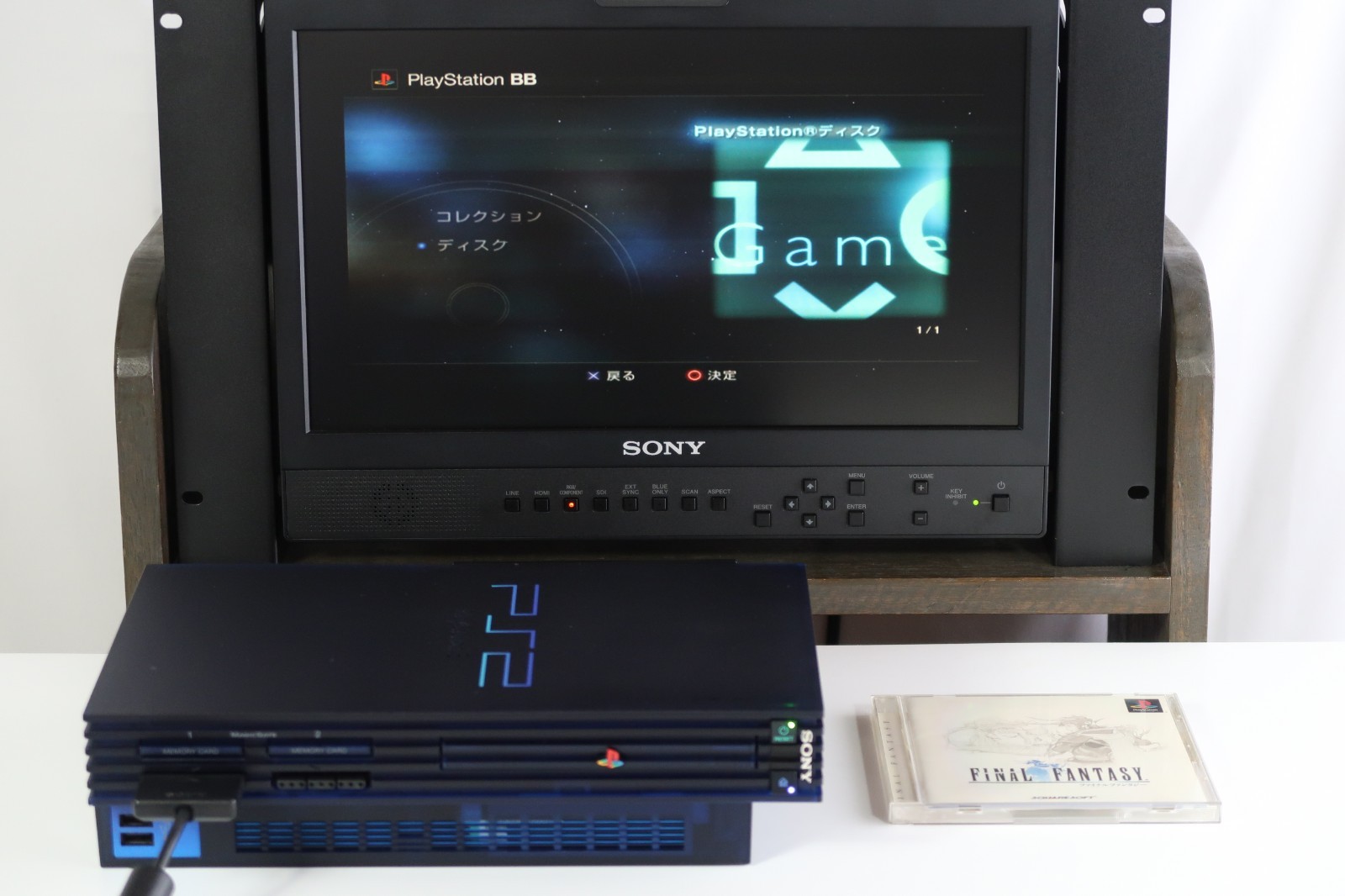 Sony PlayStation2 PS2 SCPH-50000MB/NH MidnightBlue Console NTSC-J F/S Tested