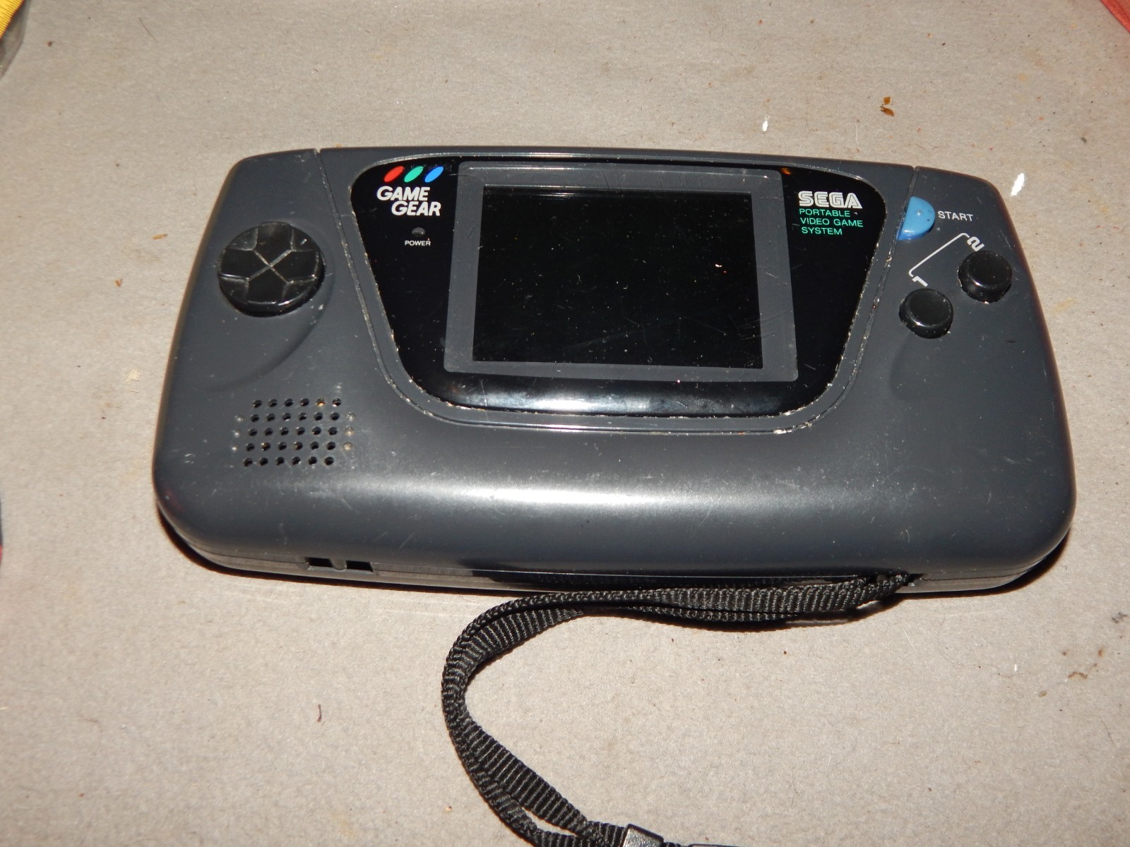 Vintage Sega Game Gear 2110 Console Powers On Parts Estate Find