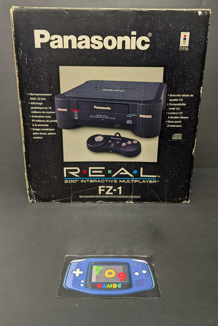 Panasonic FZ-1 3DO Home Console System – Black w/controller Tested & Working CIB