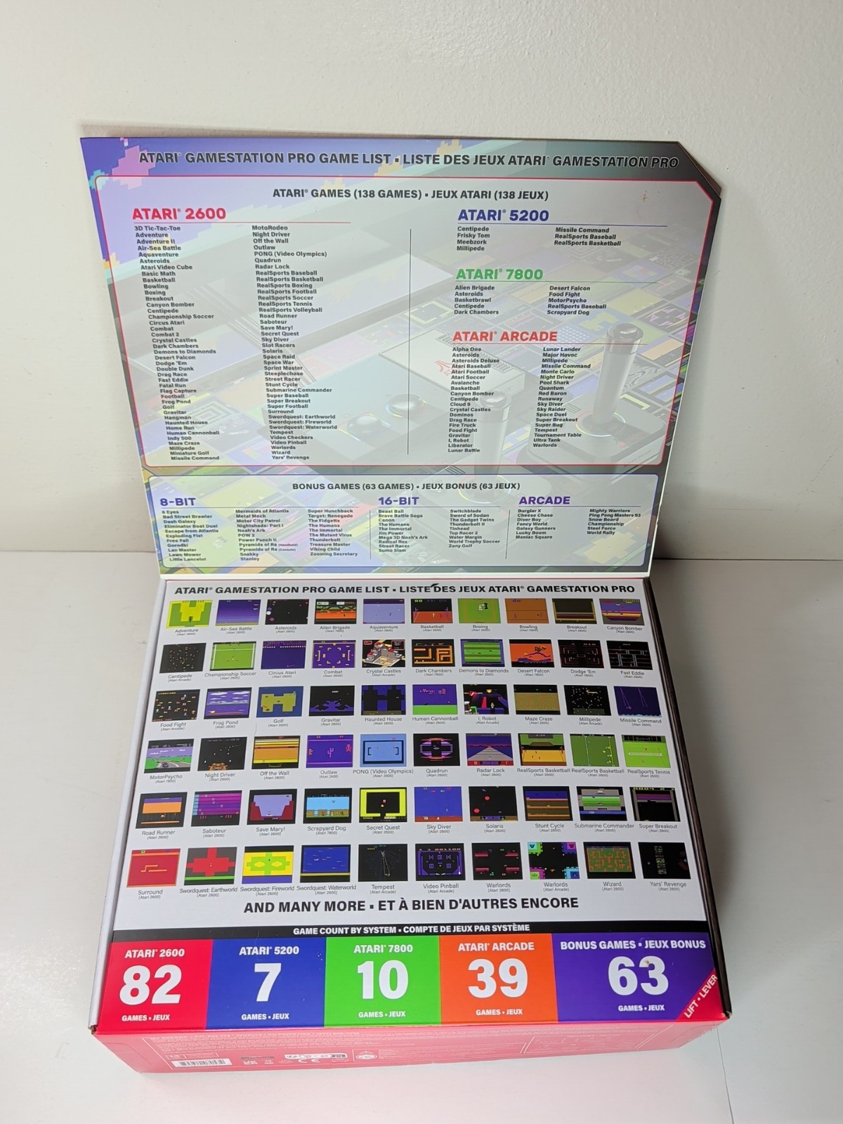 Atari Gamestation Pro + Pocket Player Pro Bundle by My Arcade Open Box Complete
