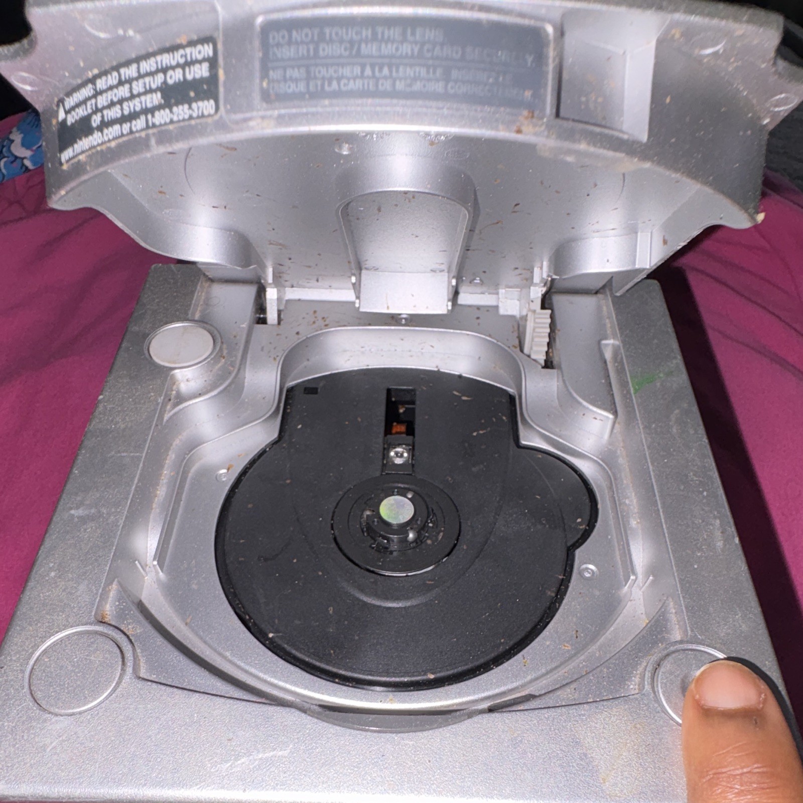Nintendo GameCube DOL-101 Silver Console System NTSC-U/C w/ Memory Card Slot