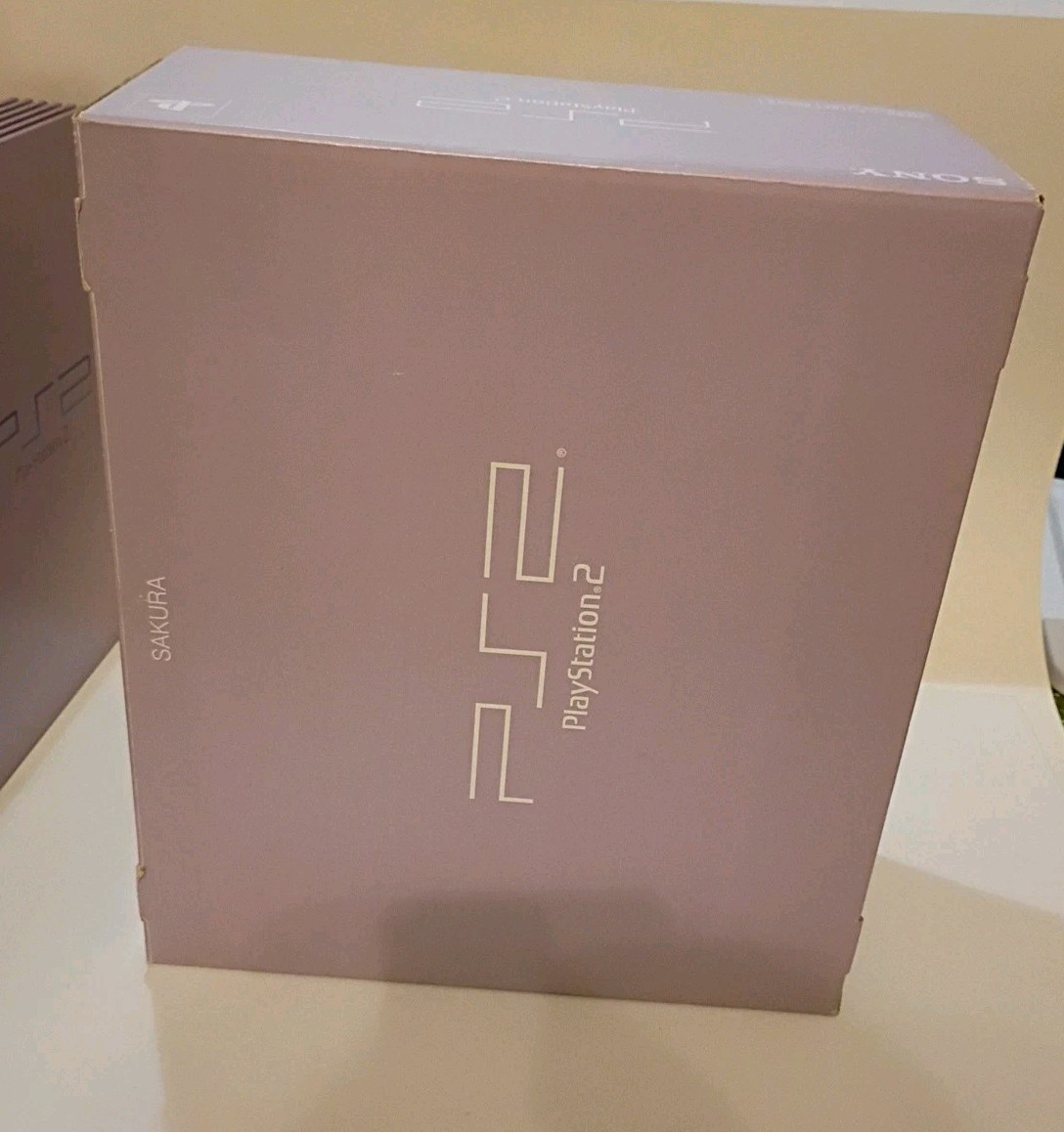 Sakura Pink Playstation 2 PS2 Console Set CIB & Authentic Sakura Stand US SELLER