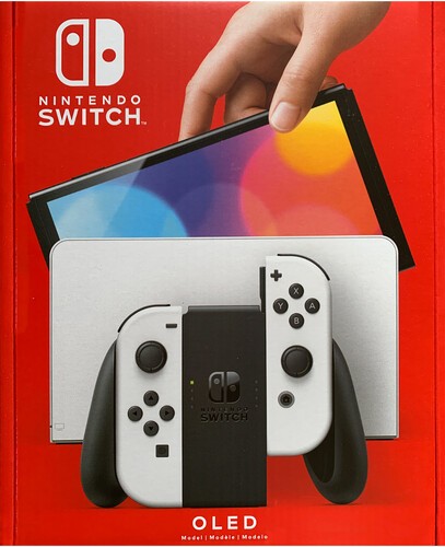 Nintendo Switch (OLED model) with White Joy-Con [New ]