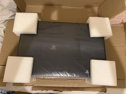 cib PS4 Sony PlayStation 4 Pro 500 Million Edition Console 2TB Blue Controller